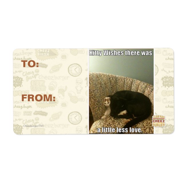 Etiqueta Deseos Kitty (Frente)