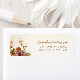 Etiqueta Despedida de soltera floral boho