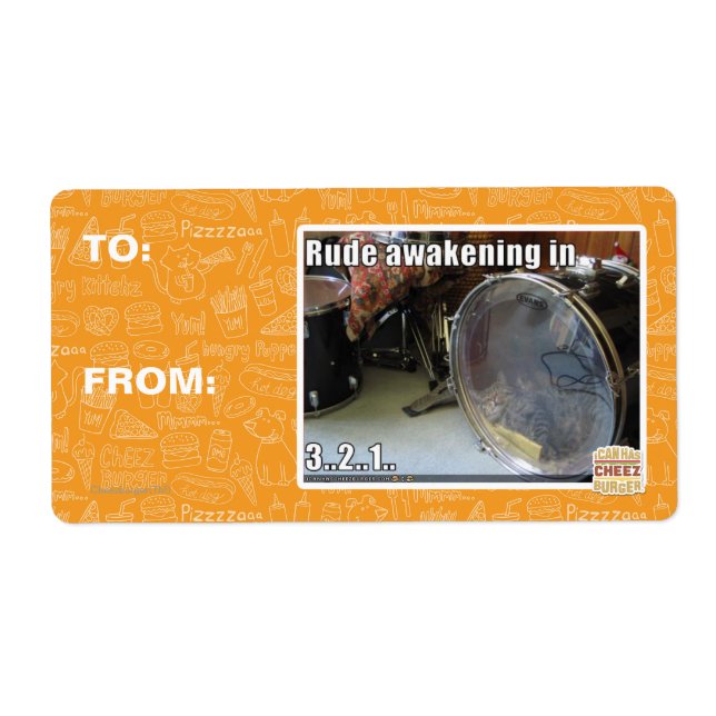 Etiqueta Despertar desagradable (Frente)