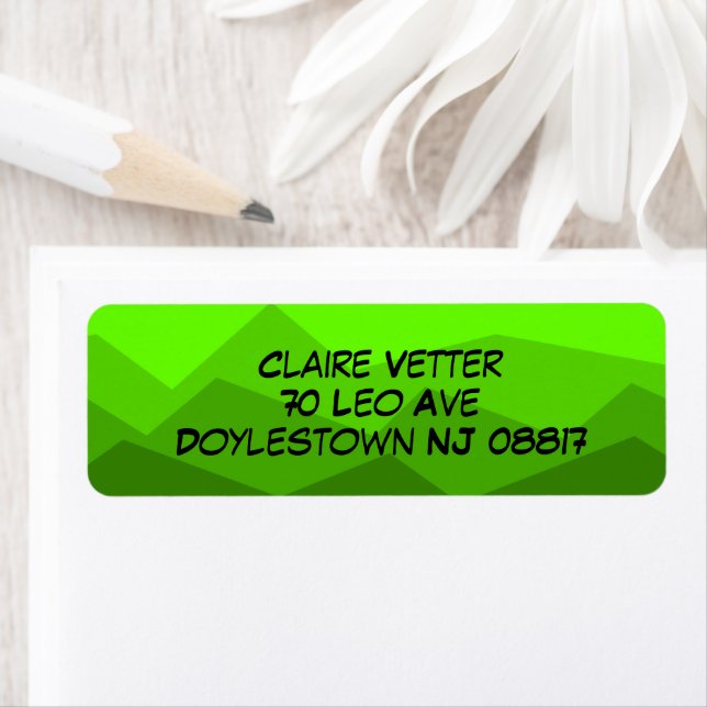 Etiqueta Desvanecimiento verde (In situ)