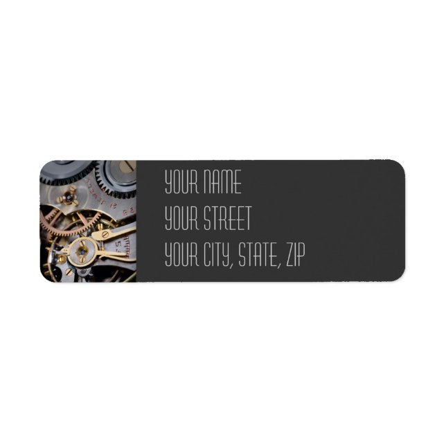 Etiqueta Detalle de un reloj de bolsillo (Frente)