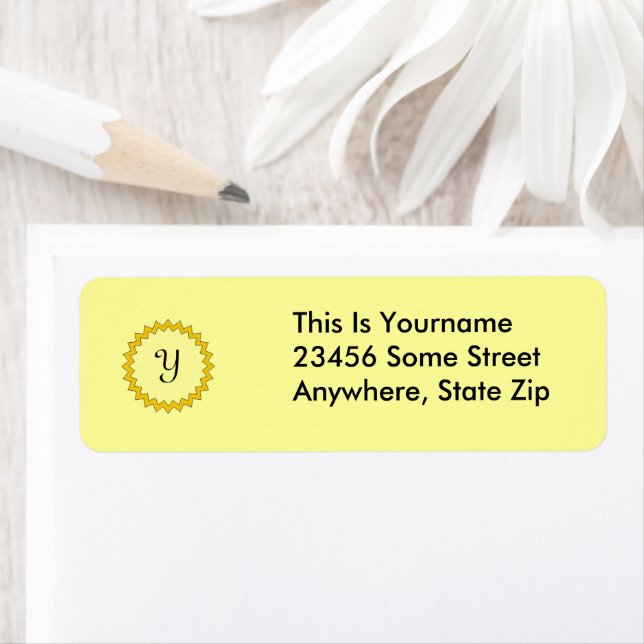 Etiqueta - devolución - Monograma (In situ)