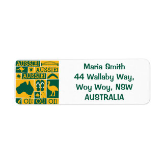 Etiqueta Día de Australia
