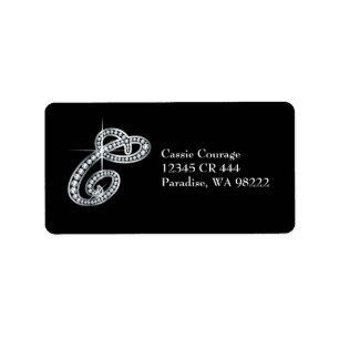 Etiqueta "Diamond Bling" de guión C