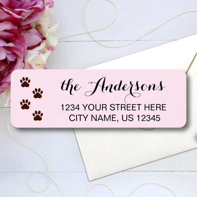 Etiqueta Dibujar impresiones Personalizado Nombre de famili (Subido por el creador)