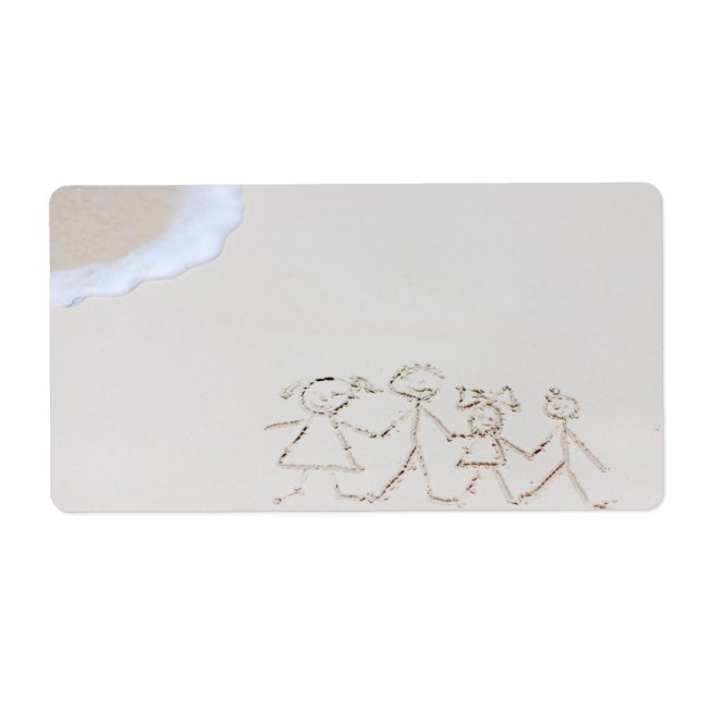 Etiqueta Dibujo infantil (Frente)