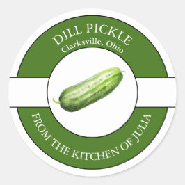 Etiqueta Dill Pickle