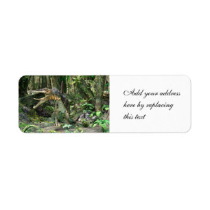 Etiqueta Dinosaurio Personalizado Spinosaurus