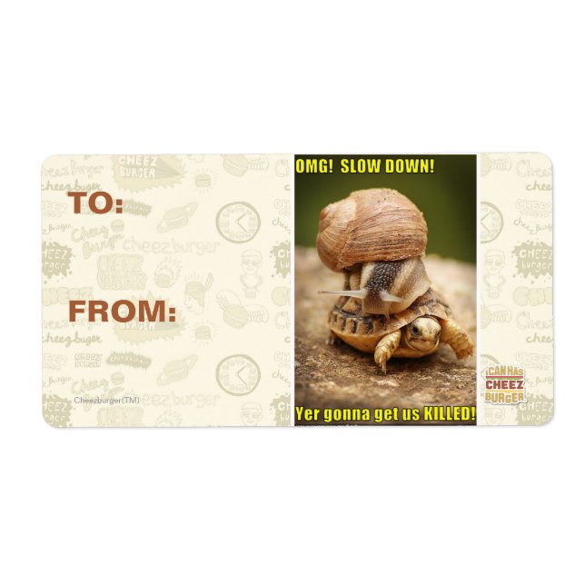 Etiqueta ¡Dios mío! ¡Despacio! (Frente)