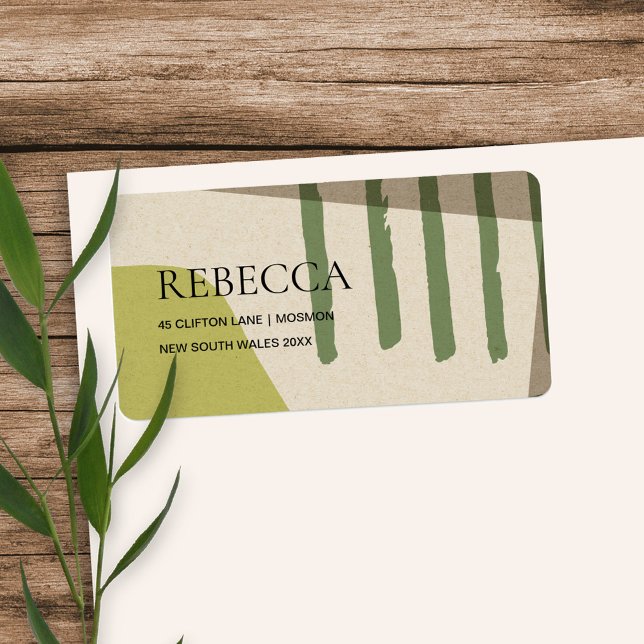 ETIQUETA DIRECCIÓN ARTÍSTICA MODERNA ABSTRACTA LIME VERDE K (Subido por el creador)