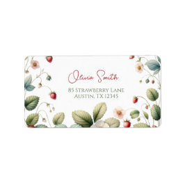 Etiqueta Dirección Berry Sweet Strawberries