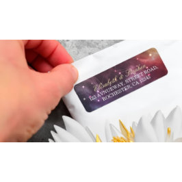 Etiqueta Dirección boda Magnífica Estrella Nebula Constella