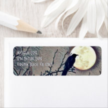 Dirección completa de otoño de luna y cuerdas