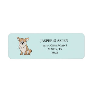 Etiqueta Dirección Corgi