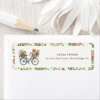 Etiqueta Dirección de baby shower de productos locales y am