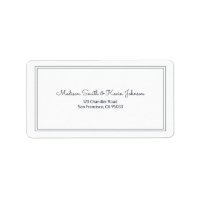Dirección de Boda de guiones cursivos simple y min