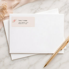 Etiqueta Dirección de Boda Rococó de Lujo