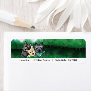 Etiqueta Dirección de Cairn Terriers
