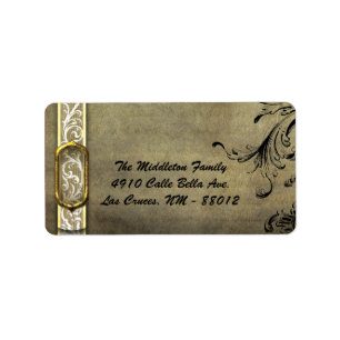 Etiqueta Dirección de correo de 1.25"x2.75" XMAS Buckle Fil