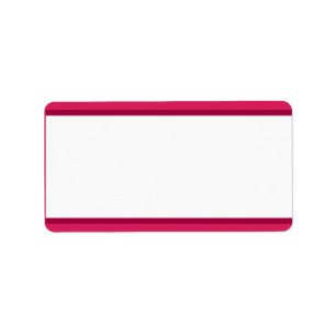 Etiqueta Dirección de correo de 1,25" x 2,75" Bucles rosado