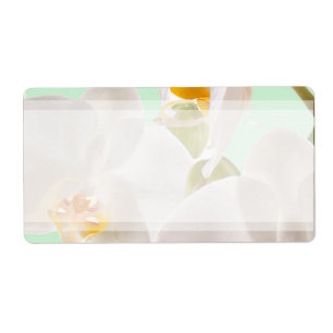 Etiqueta Dirección de correo de 1.25" x 2.75" Green & Orchi