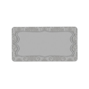 Etiqueta Dirección de correo de 1.25" x 2.75" Lac de Damasc