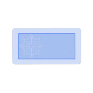 Etiqueta Dirección de correo electrónico del Boda Snowflake