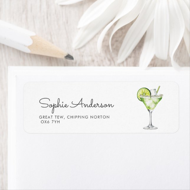 Etiqueta Dirección de Despedida de Soltera Margarita (In situ)