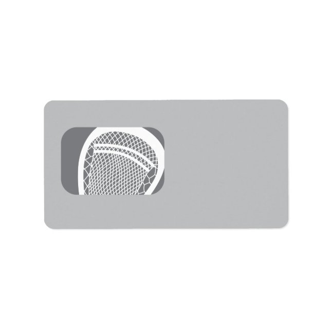 Etiqueta Dirección de devolución coincidente del bar LACROS (Frente)