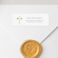 Dirección de devolución cruzada cristiana de oro s
