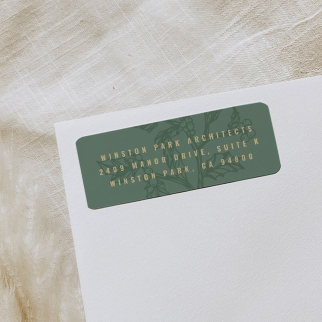 Etiqueta Dirección de devolución de bifurcación verde prósp (Subido por el creador)