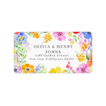 Dirección de devolución de Boda de las flores de c