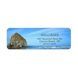 Etiqueta Dirección de devolución de Cannon Beach