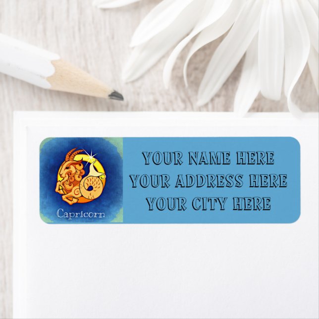 Etiqueta Dirección de devolución de Capricorn (In situ)