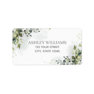 Etiqueta Dirección de devolución de color de agua azul turb