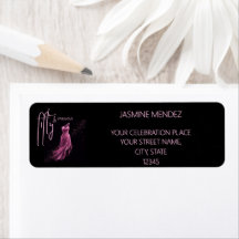 Dirección de devolución de cumpleaños 50 Brillante