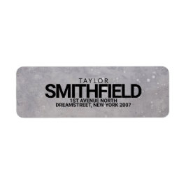 Etiqueta Dirección de devolución de la bandeja de pintura d