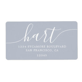 Etiqueta Dirección de devolución de la familia de guiones m