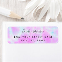 Dirección de devolución de la Moda Boho Lilac Marb