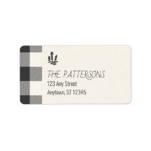 Dirección de devolución de la placa de búfalo gris