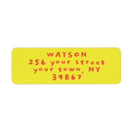 Etiqueta Dirección de devolución de merry y Bright