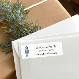 Etiqueta Dirección de devolución de Navidad de Cascanueces 
