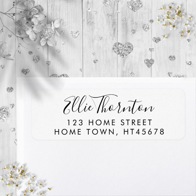 Etiqueta Dirección de devolución de nombre de script (Script Name Return Address Label)