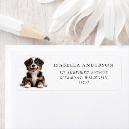 Etiqueta Dirección de devolución de pasteles de pastor aust