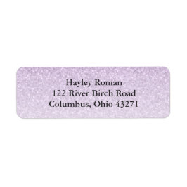 Etiqueta Dirección de devolución de Personalizado de Glam m