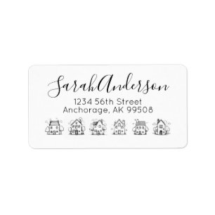 Etiqueta Dirección de devolución de propiedades inmobiliari