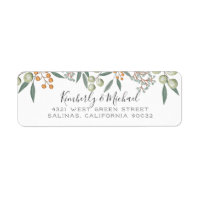 Dirección de devolución del Boda botánico Blissful
