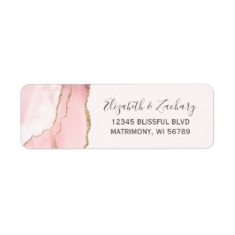 Etiqueta Dirección de devolución del Boda de agencias de or