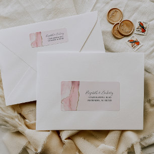 Etiqueta Dirección de devolución del Boda de agencias de or