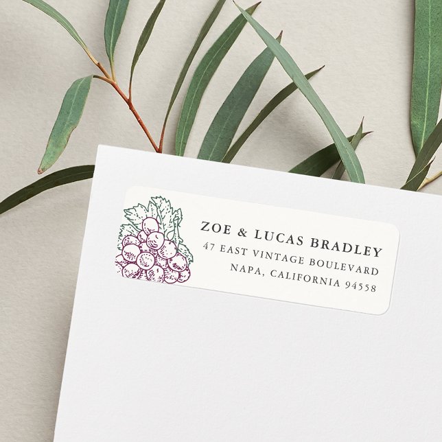 Etiqueta Dirección de devolución del país del vino (Subido por el creador)